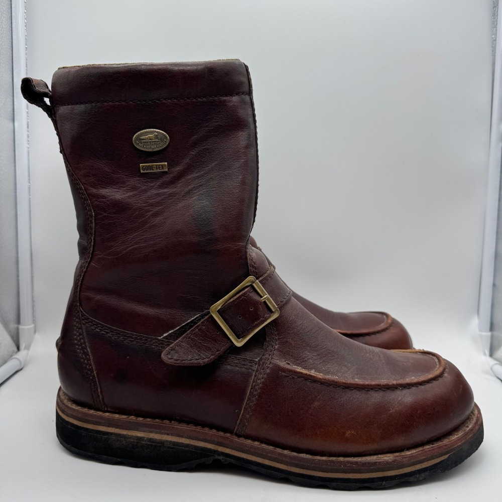 Irish Setter Red Wing 855 Gore-Tex Leather Side Zip Boots Mens 11‎ Brown Moc Toe